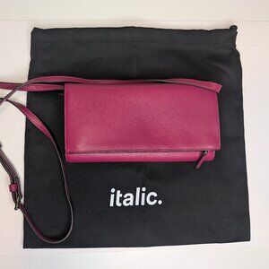Italic Rene Crossbody Wallet - Magenta